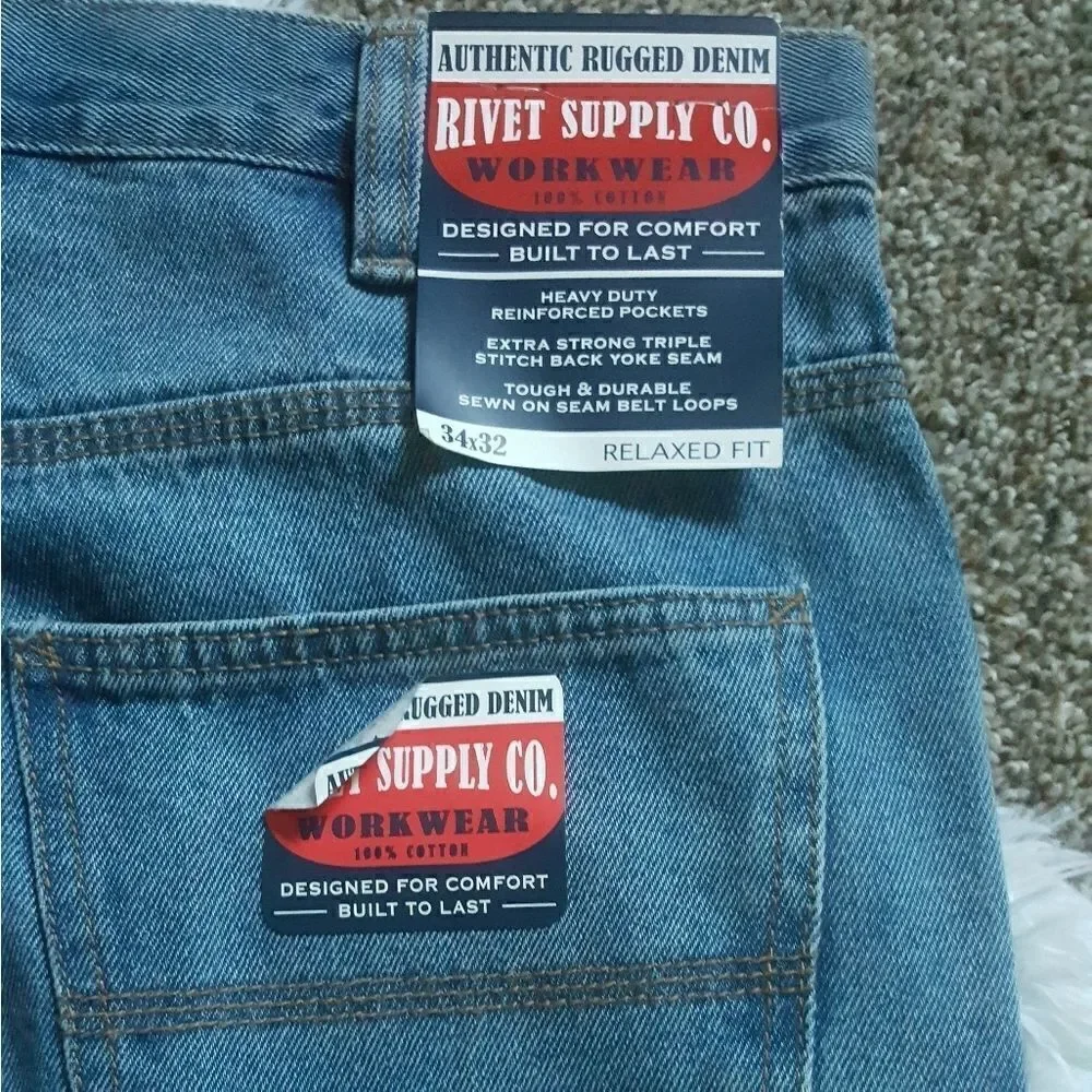‎Rivett Supply Co Workwear Relaxed fit jeans 34x32